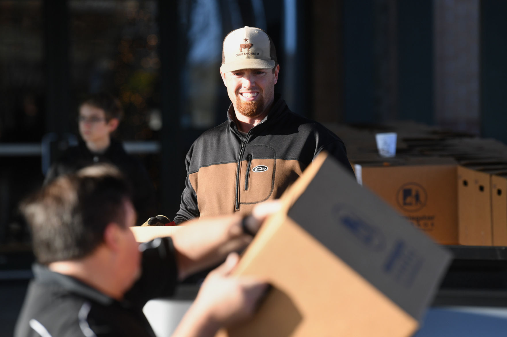 Thanksgiving food box giveaway